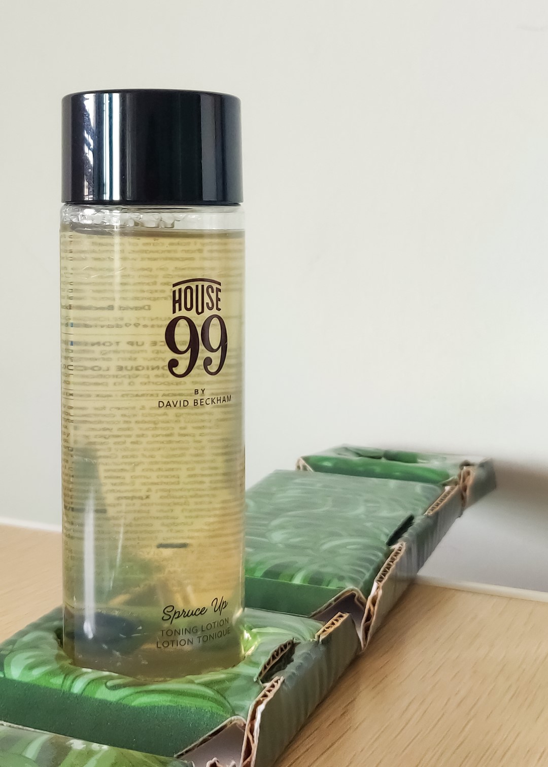 Posed shot of the product I designed this prototype for, how it makes a stage for the product to shine